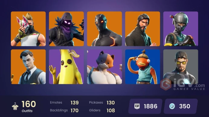FA | 160 skins | The Reaper | Elite Agent | Gold Brutus | WORLD CUP | Gold Midas | Prodigy | Carbon Commando | Blue Striker | Trilogy