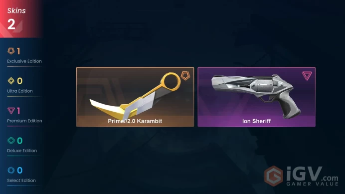 AP 2 skins | Prime//2.0 Karambit | Ion Sheriff | V0426