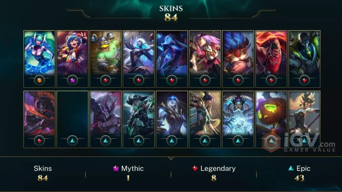 URGANT SALE- LAN -84 SKIN- 80K BLUE ESSANCE- INSTANT DELIVERY- CHEAPEST ACCOUNT- LAST RANK GOLD-