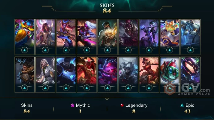 URGANT SALE- LAN -84 SKIN- 80K BLUE ESSANCE- INSTANT DELIVERY- CHEAPEST ACCOUNT- LAST RANK GOLD-