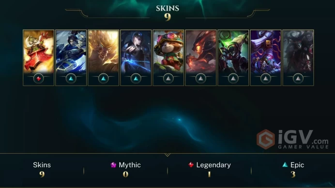 【LAN 】Level 65   43  Champ/ 9 Skins   Full Access  High Quality Account  Instant Delivery️