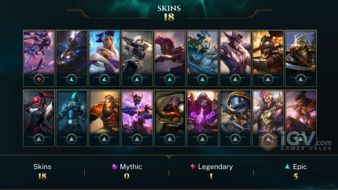 [EUW] S16 - SPLIT 1 - Master 81 LP 29 LP GAIN - 20 Skins -JUNG/MID - 11.2K BE - Handmade - Ranked Ready