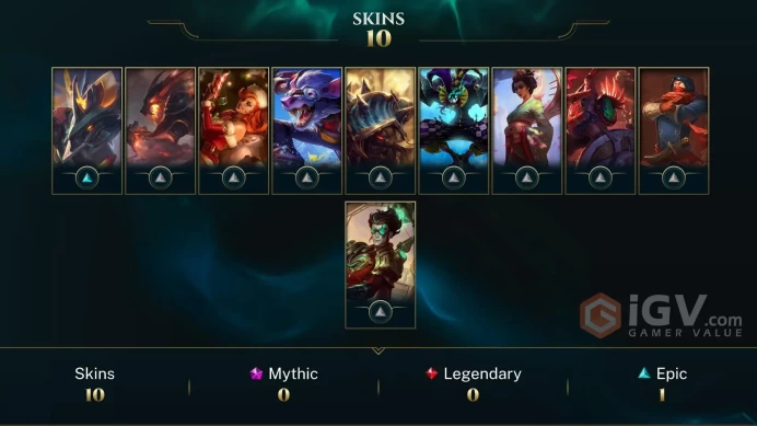  LAS  11 SKINS  IRON 1  56 CHAMPIONS  51 LEVEL  INSTANT DELIVERY  FULL ACCESS  FKv4u 