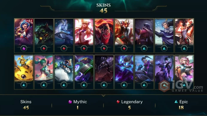  LAN  45 SKINS  GOLD 3  122 CHAMPIONS  139 LEVEL  INSTANT DELIVERY  FULL ACCESS  FK6uZ 