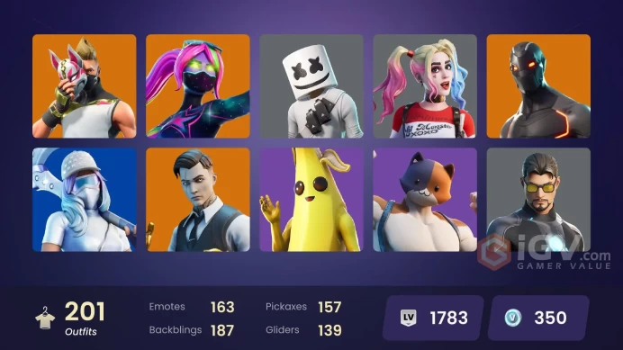 (PC PSN XBOX) 201 skins | OG STW | Gold Brutus | Gold Midas | Prodigy | Spirit Sniper | Phantom Commando | Grind | Curse Buster | Aura Analyzer