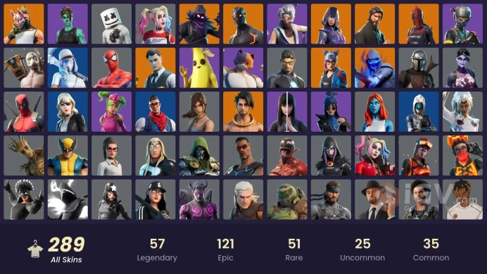 [PC] 288 skins | The Reaper | Glow | Elite Agent | Gold Brutus | Omega (stage 5) | OG STW | Take the L | Leviathan axe | Candy axe |	Y276