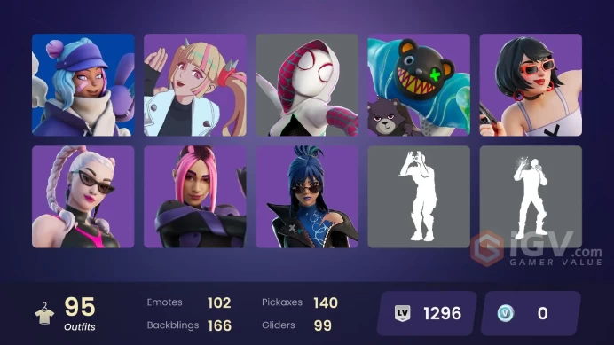 PC/PSN/XBOX | 93 skins | Vegeta | Joey | Peter Griffin | Snap | Kymera | Malik | Son Goku | Valeria | Paradigm (Reality-659) | Twyn | Darth Vade