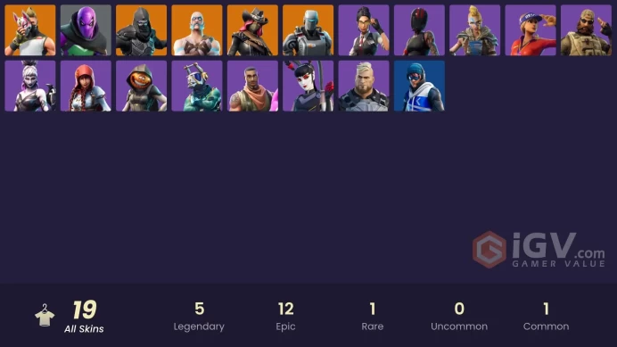  PC/PSN/XBOX  19 SKINS  A.I.M.  Enforcer  Ragnarok  Calamity  Drift  Fable  1150 VBUCKS  FL6L5 
