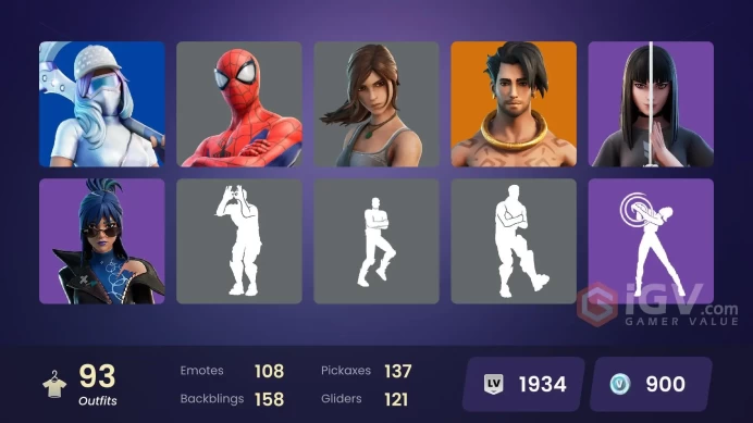 PC/PSN/XBOX | 93 skins | Unchained Ramirez | Striker Specialist | Cloud Striker | The Imagined | Joey | The Ageless | Kymera | Torin | Zeus