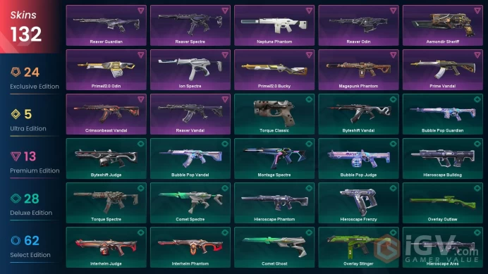 [KOREA] 132 Skins | 10 Knife| Full Acces | Reaver Karambit / RGX 11z Pro Firefly / Kuronami no Yaiba / Champions 2024 Phantom |