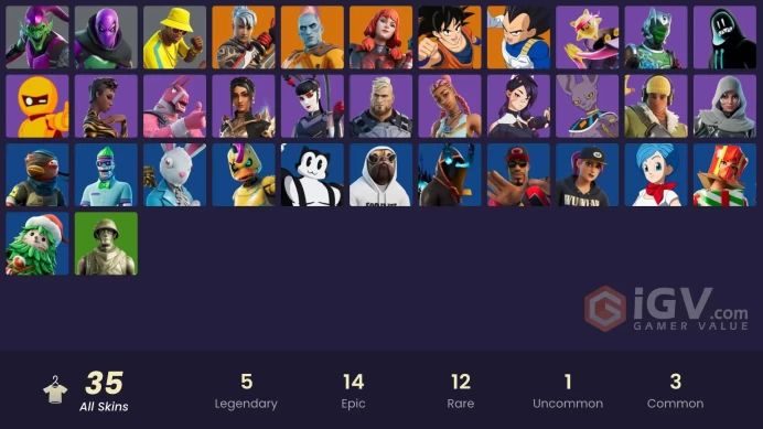 14279[PC/PSN/XBOX]|Fashion Banshee|Vegeta|Son Goku|The Imagined|Ronin|The Origin|Prowler|Green Goblin|Anderson .Paak|Lt. John Llama