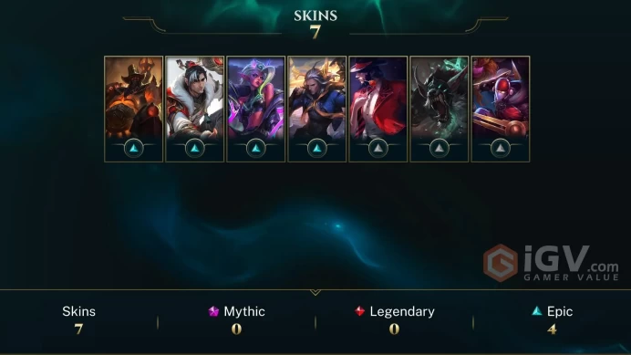 EUW P4- HIGH LP GAIN AND MMR-  11 SKIN- HANDMADE- 44.4K BLEU ESSANCE- EMERALD MMR- INSTANT DELIVERY