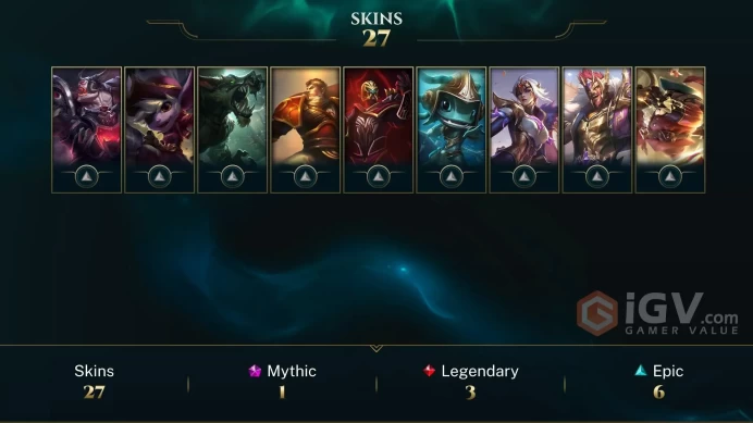 LAN 27 SKINS SILVER 2 98 CHAMPIONS 73 LEVEL INSTANT DELIVERY FULL ACCESS FLmMU