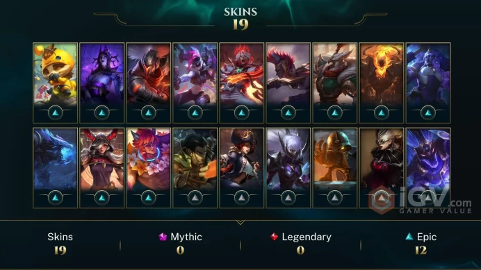LAN 20 SKINS BRONZE 4 49 CHAMPIONS 93 LEVEL INSTANT DELIVERY FULL ACCESS FLsWl