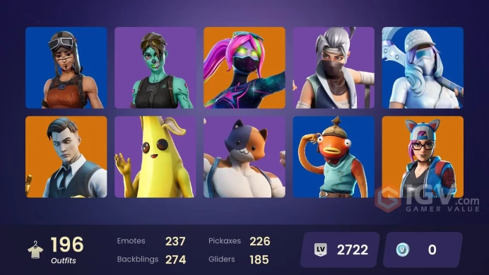 [PSN/XBOX/NIN/PC] 196 SKINS | OG STW | RENEGADE RAIDER | NEO VERSA | BLUE TEAM LEADER | GOLD MEOWSCLES | GOLD BRUTUS | GOLD MIDAS | PRODIGY