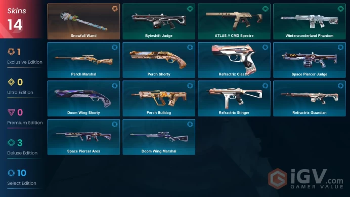[ AP ] / Level 24 / 14 Skins / 723 VP / 9 Agents