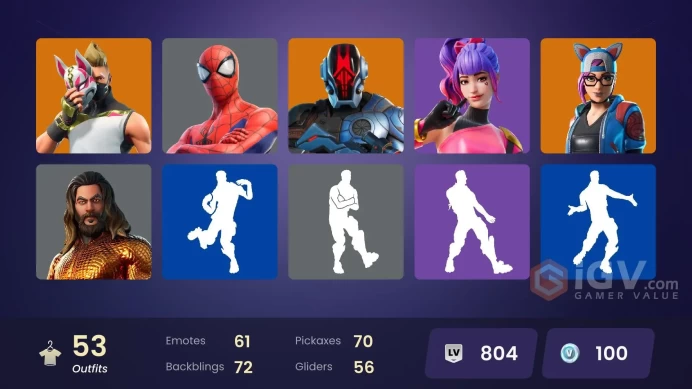 [PC/PSN/XBOX/NINTENDO][53 skins|Blackheart|Drift|Lynx|Fade|Eternal Knight|Hybrid|Zenith|The Foundation|Ronin AA183