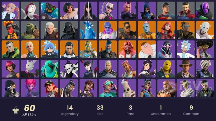 PC/XBOX/NINTENDO]60 skins | | Omegarok | Peter Griffin | Nezumi | The Imagined | Spectra Knight | Valeria | Snap AA42