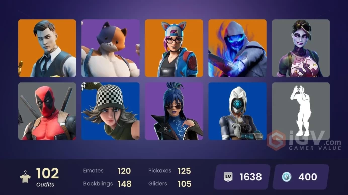 spent 240$[PC/NINTENDO][88 skins|Keri Commander|Blackheart|The Prisoner|Valeria|Lynx|Peter Griffin|The Scientist AA192