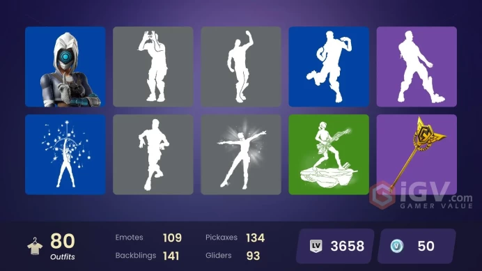 PC/PSN/XBOX | 80 skins | Zeus | Hades | Poseidon | Emperor Palpatine | Poe Dameron | Apprentice Evie | Wookiee Team Leader | General Grievous