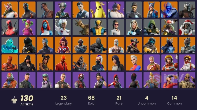 132 skins | Elite Agent | Travis Scott | Take The L | Gold Midas | Major Lazer | Blackheart | Dynamo Dancer | Drift | Fusion | Gear Specialist M