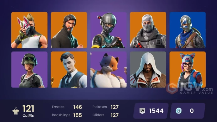 121 skins | The Reaper | Take The L | Blue Squire | Royale Knight | Elite Agent | Sub Commander | Havoc | Trailblazer | Rogue Agent | Ultima Kni