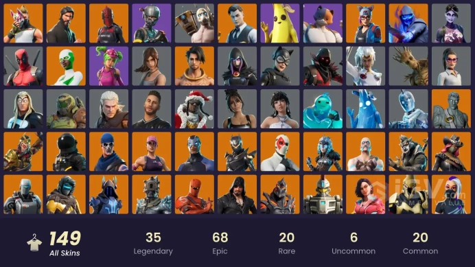 149 skins | OG STW | The Reaper | Elite Agent | Take The L | Oblivion | Ultima Knight | Blackheart | Love Ranger | Backlash | The Ageless | A.I.