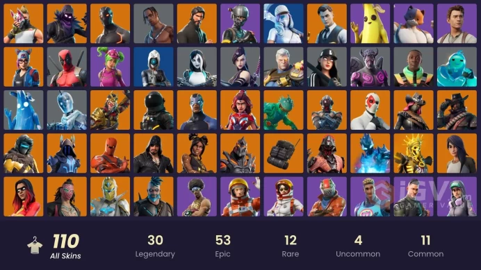 110 skins | The Reaper | Elite Agent | Blue Team Leader | Travis Scott | Point Patroller | Shaman | Blackheart | Oro | Spectra Knight | Drift | 