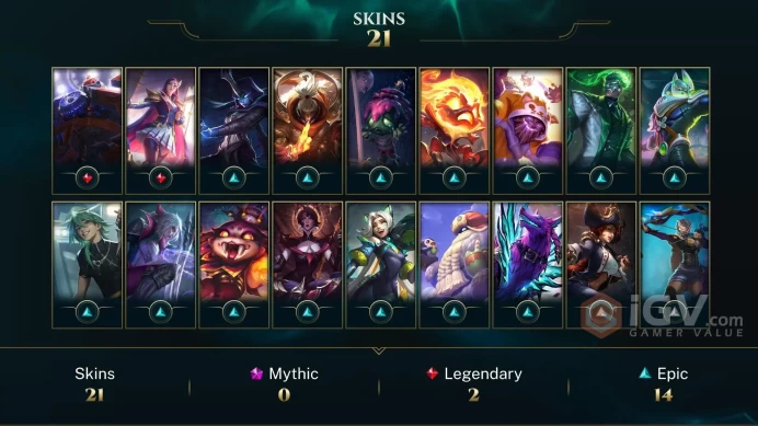 EUW -(S16) UNRANKED - 79 Champ - 22 Good Skins - 1.2K BE - HONOR 3 - HANDMADE - FULL ACCES - LIFETIME WARRANTY - CHEAP