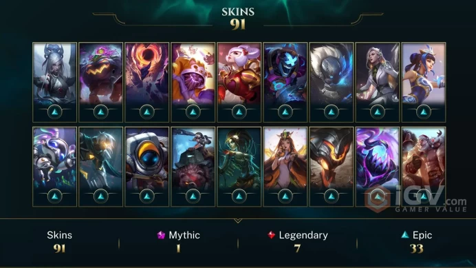 EUW -(S16) EMERALD 3 %100WR - 163 Champ - 91 Good Skins(2 Ultimate, 1 Mythic) - 20K BE - HANDMADE - FULL ACCES - LIFETIME WARRANTY - CHEAP