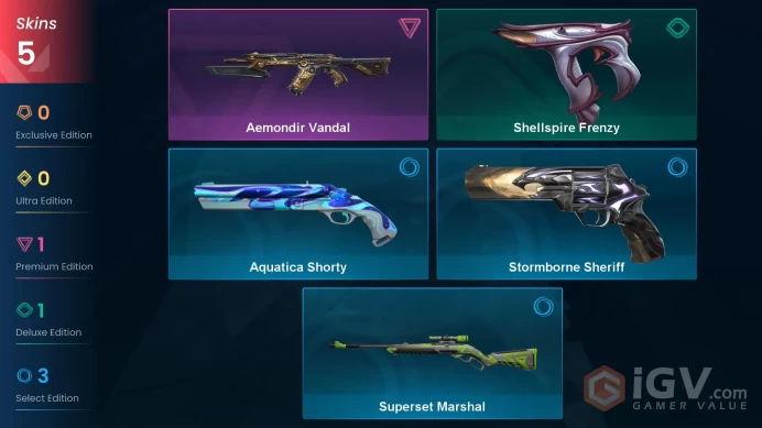 EU | VP 50 | LVL 6 | Aemondir Vandal | Shellspire Frenzy | Superset Marshal | Stormborne Sheriff | Aquatica Shorty | V0512