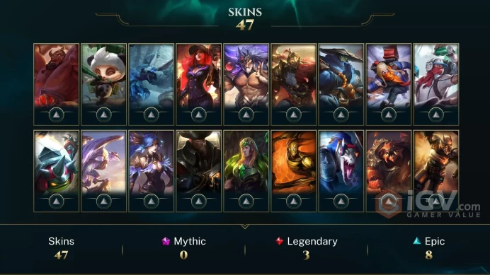  LAS  49 SKINS  GOLD 1  73 CHAMPIONS  73 LEVEL  INSTANT DELIVERY  FULL ACCESS  FMEXW 
