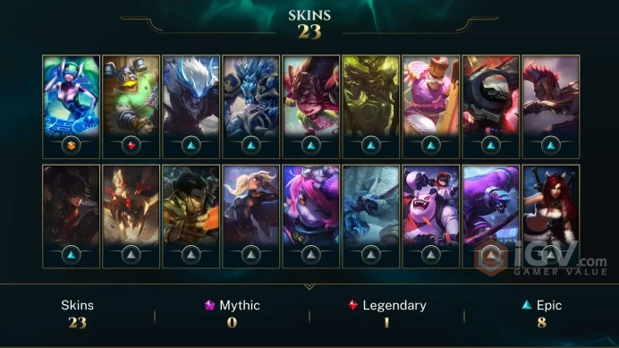 【LAN 】Level 126 52 Champ/ 23 Skins Full Access High Quality Account Instant Delivery️