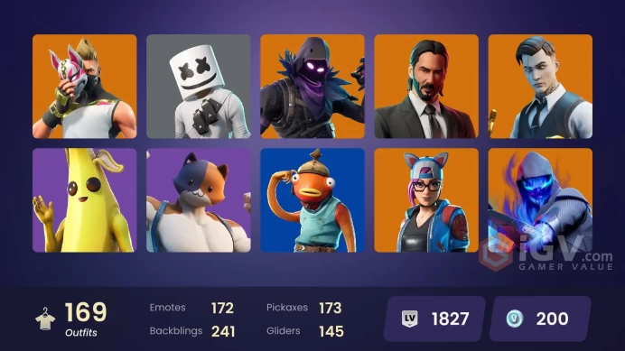 [ALL PLATFORMS]-170 Skin-OG STW-169 pickaxes -171 emote-FULL ACCESS-