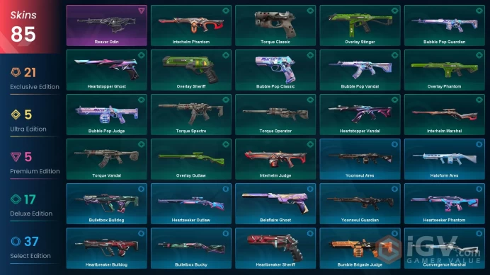 EU/TUR 82025 VP Champions 2024 Bundle Champions 2024 Phantom Phaseguard Splitter Evori's Spellcaster ORA by OneTap Vandal Evori Neo Frontier She