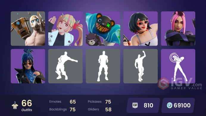 [PSN/XBOX/PC] 66 skins | OG STW | Available V-Bucks: 69100 | Omegarok | The Imagined | Era | Peter Griffin | Ronin | Renzo the Destroyer | 
