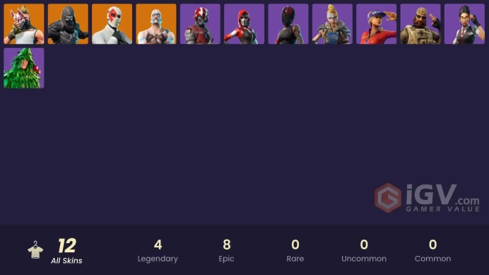  PC  12 SKINS  Drift  Ragnarok  Enforcer  Wild Card  Wingman  Sun Strider  300 VBUCKS  EpuW6 