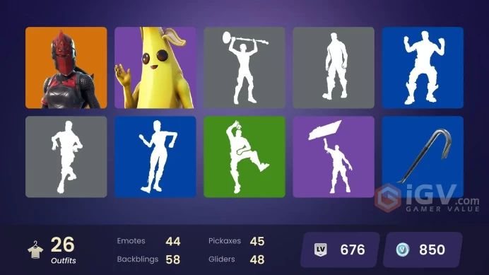  PC  26 SKINS  Vendetta  Rox  Sentinel  Singularity  Ruin  Blackheart  Demi  850 VBUCKS  FMr1Z 