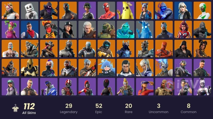 [PSN/XBOX/PC] 112 skins | Blue Team Leader | Prodigy | Trailblazer | Blue Striker | Rogue Agent | Spider Knight | Hybrid | Valor | Dire | 