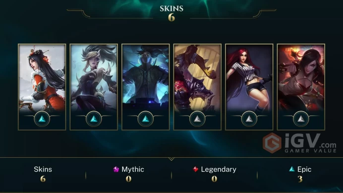[EUW] | Emerald IV   | Champion 48 | 4K BE+ |  LVL 30 |  | Full Access | Instant Delivery |Unverified Email | RR3
