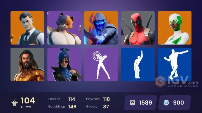 [PSN/XBOX/PC] 104 skins | Gold Brutus | Gold Midas | Major Lazer | Merry Mint Axe |Eternal Knight | Fusion | Peter Griffin | Backlash | Fade |