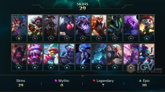 [EUW] S16 - SPLIT 1 - Master 6 LP 61 Win Rate- 34 Skins (Soul Fighter Samira)- Mid/Adc Main - 15K Be - Ranked Ready - Insta Delivery