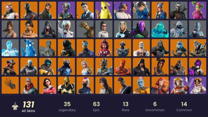 [PC/PSN/XBOX] 132 skins | The Reaper | Elite Agent | Rogue Agent | Catalyst | The Imagined | Love Ranger | Drift | Dark Voyager | The Ice King