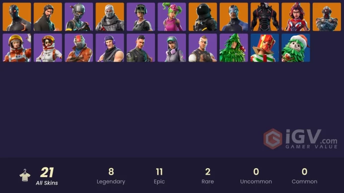 [PC/PSN/XBOX] 20 skins | The Reaper | Elite Agent | Omega (stage 5) | Trailblazer | Havoc | Sub Commander | Valor | Carbide | Dark Voyager 