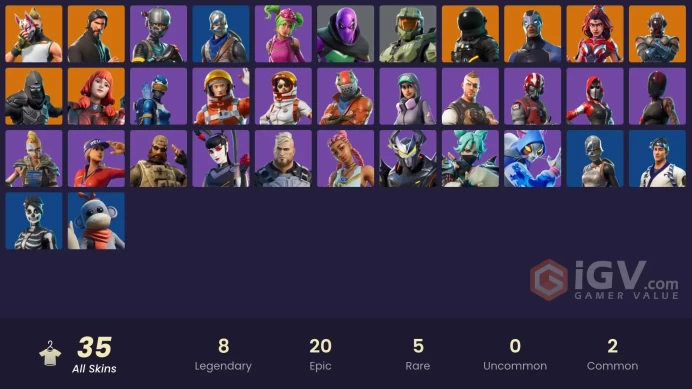 [PSN/XBOX/PC] 35 skins | The Reaper | Blue Squire | Royale Knight | Elite Agent | Take The L | Master Chief | The Imagined | Dark Voyager | 12