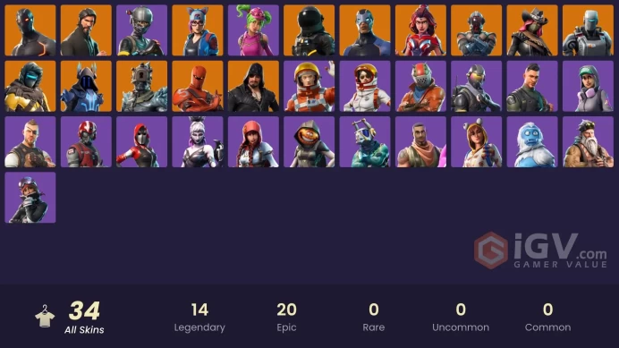 [PC/PSN/XBOX] 34 skins | The Reaper | Elite Agent | Take The L | Rogue Agent | Calamity | Omega | A.I.M. | Valor | Lynx | Zenith | The Prisoner 