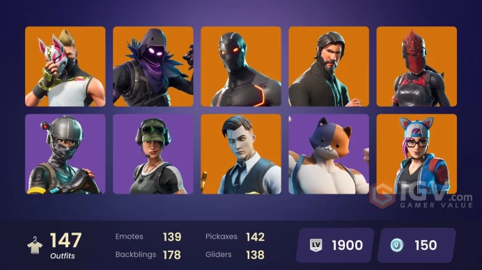 [PSN/XBOX/PC] 146 skins | OG STW | The Reaper | Elite Agent | Omega (stage 5) | Trilogy | Prodigy | Carbon Commando | Trailblazer | 150 VB
