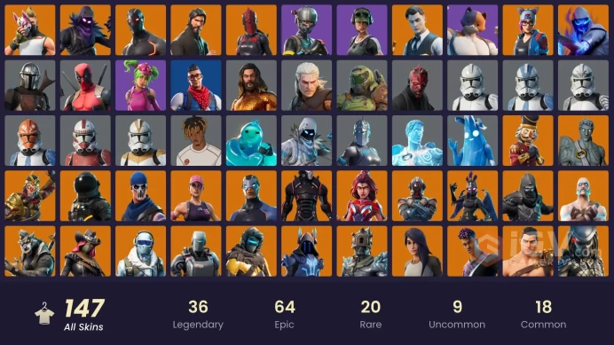 [PSN/XBOX/PC] 146 skins | OG STW | The Reaper | Elite Agent | Omega (stage 5) | Trilogy | Prodigy | Carbon Commando | Trailblazer | 150 VB