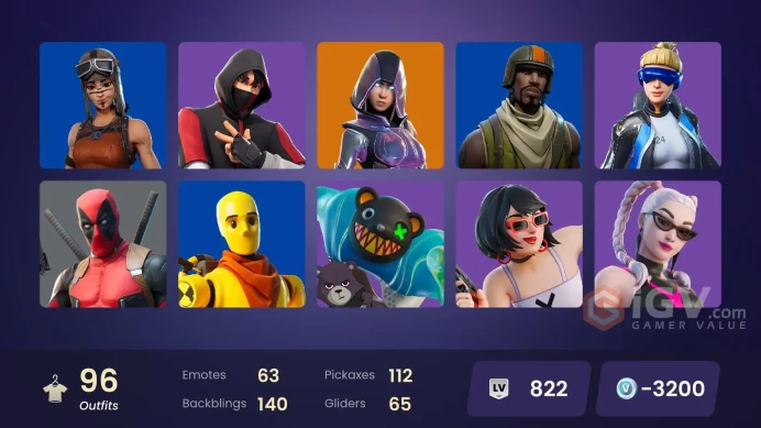 [PC/PSN] 96 skins | Renegade Raider | Aerial Assault Trooper | IKONIK | Glow | Neo Versa | Spectra Knight |	Y287