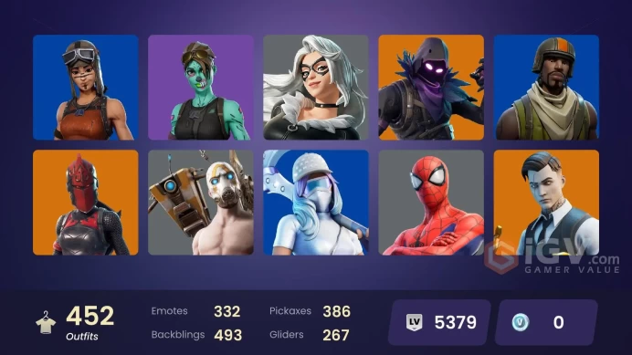 [ALL PLATFORMS]-451 Skin-386 pickaxes-332 emotes-FULL ACCESS-